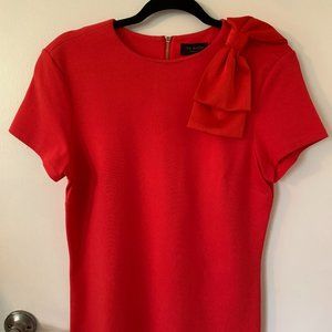 Cap sleeve red top